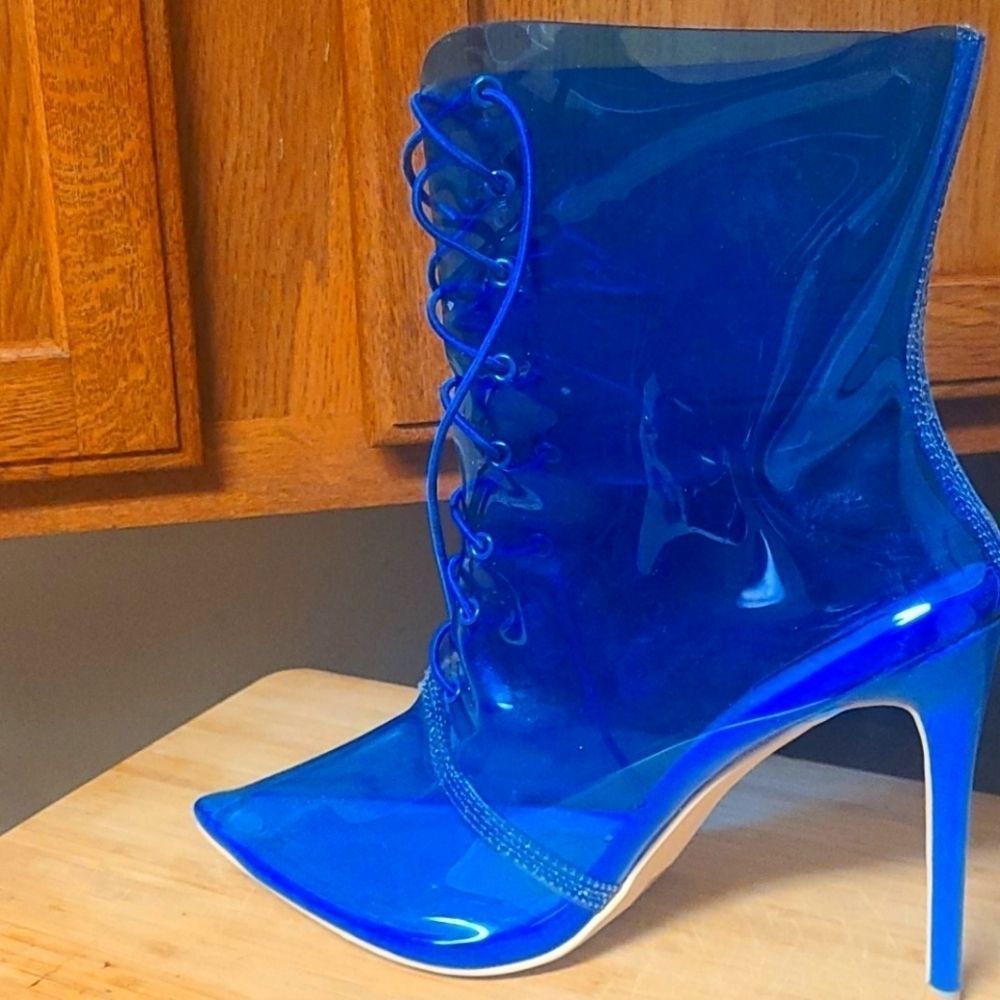 Clear, Shoe Boots